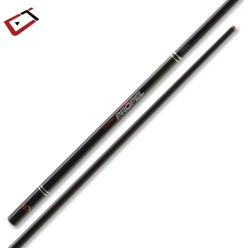 Biliardo lazda Cuetec Jump Cynergy Propel, juoda, greito atjungimo
