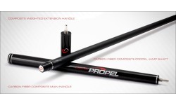 Бильярдный кий Cuetec Jump Cynergy Propel, черный, быстрое разъединение