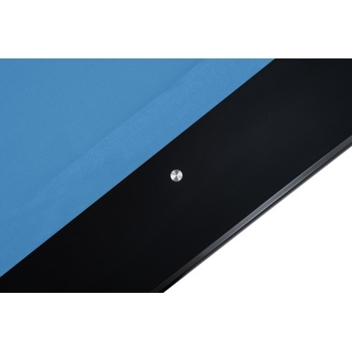 Бильярдный стол Pool Rasson Victory III, черный, CLUB pocket, 9 ft., Simonis 760 blue green