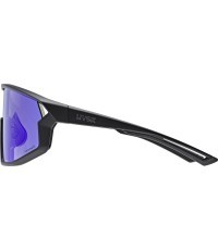 Akiniai Uvex skyryse V black matt / mirror blue