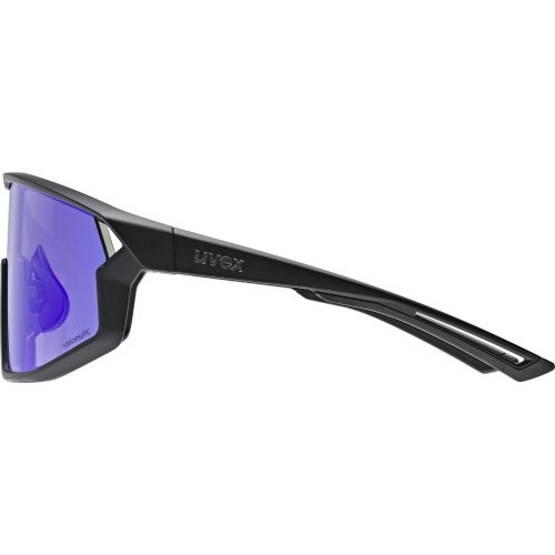 Uvex Skyryse V glasses black matt / mirror blue