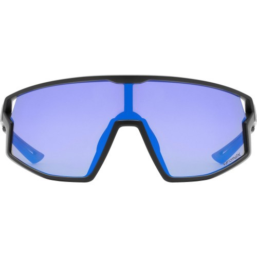 Uvex Skyryse V glasses black matt / mirror blue