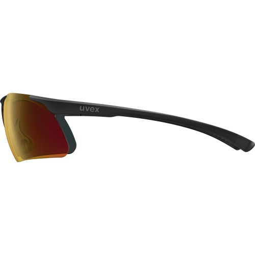 Akiniai Uvex slade black matt / mirror red