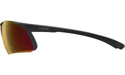 Akiniai Uvex slade black matt / mirror red