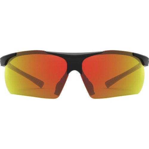 Uvex Slade Black Matt Sunglasses / Mirror Red