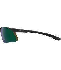 Uvex Sladen sunglasses, matt black / mirror green
