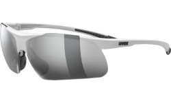 Uvex Sunglasses Slade White Matt / Mirror Silver