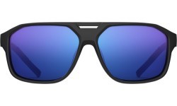 Uvex Cosmic L glasses, black matt / mirror blue