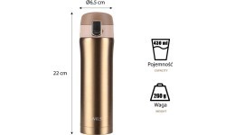 Термокружка Nils NCB10 Gold
