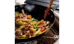 Carbon steel wok pan Kamado Joe 40cm