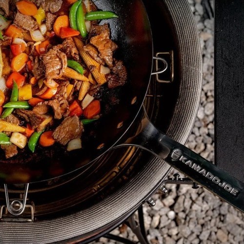 Сковорода вок из углеродистой стали Kamado Joe 40cm