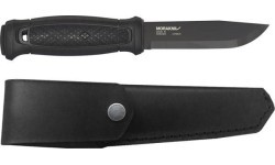 Нож Morakniv Garberg Black Carbon с кожаными ножнами