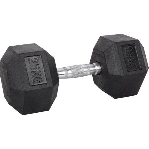 Hex Dumbbell inSPORTline Hexsteel 25 kg