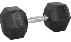 Гексагональная гантель inSPORTline Hexsteel 25 кг