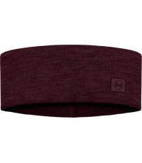 Merino Wide Headband Solid Garnet - 653