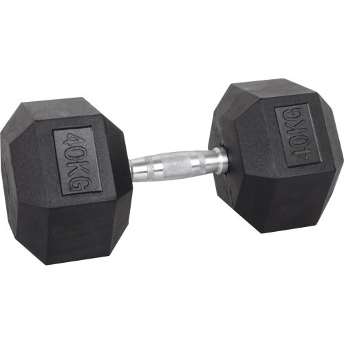 Šešiakampis hantelis inSPORTline Hexsteel 40 kg