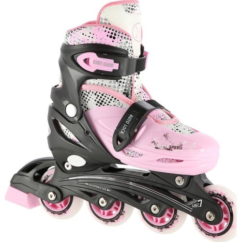 NH18331 SET 4in1 INLINE/ICE-SKATES NILS EXTREME - Pink