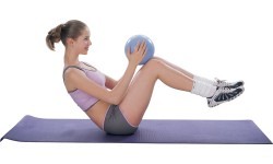 Exercise Ball inSPORTline Aerobic Ball 25 cm - Beige 
