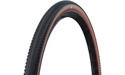 Padanga Schwalbe G-One Comp K-Guard 28" x 1.50" (40-622) // E-25, kamerinė, nelankstoma, Green Compound, K-Guard, ruda sienelė