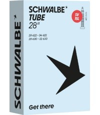 Камера велосипедная Schwalbe SV15L 700 x 28/34C (28/34 - 622/630), ниппель FV 40 мм