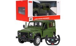 Nuotoliniu būdu valdomas automobilis Land Rover Defender 1:14 RASTAR žalias