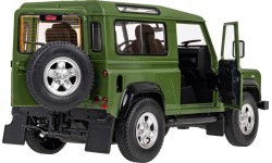 Nuotoliniu būdu valdomas automobilis Land Rover Defender 1:14 RASTAR žalias