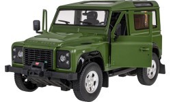 Nuotoliniu būdu valdomas automobilis Land Rover Defender 1:14 RASTAR žalias