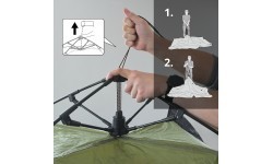 Быстроскладная палатка BUDVA на 3-4 человека 280x220x140 см PU3000mm