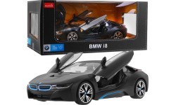 Nuotoliniu būdu valdomas automobilis BMW i8 juodas 1:14 RASTAR