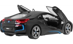 Nuotoliniu būdu valdomas automobilis BMW i8 juodas 1:14 RASTAR