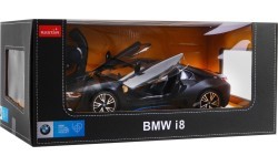 Nuotoliniu būdu valdomas automobilis BMW i8 juodas 1:14 RASTAR