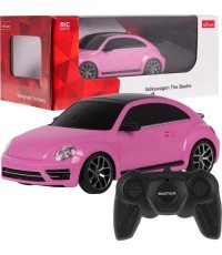 Радиоуправляемый Volkswagen Beetle 1:24, розовый, RASTAR