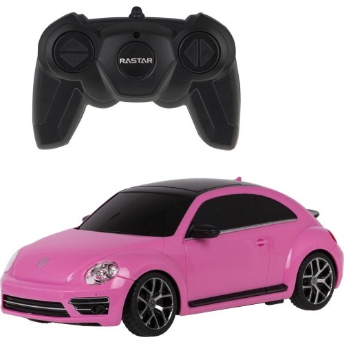 Nuotoliniu būdu valdomas Volkswagen Beetle 1:24, rožinis, RASTAR