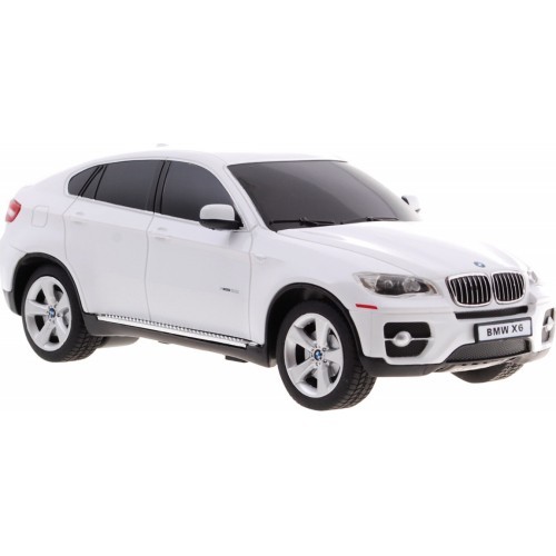 Nuotoliniu būdu valdomas automobilis BMW X6, baltas, 1:24 RASTAR