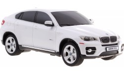 Nuotoliniu būdu valdomas automobilis BMW X6, baltas, 1:24 RASTAR