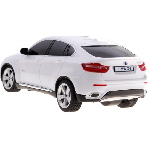 Nuotoliniu būdu valdomas automobilis BMW X6, baltas, 1:24 RASTAR