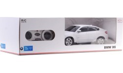 Радиоуправляемая машинка BMW X6, белая, 1:24 RASTAR
