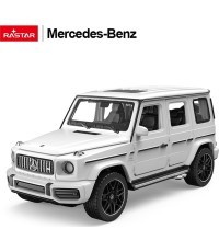 Металлическая машинка 1/32 Mercedes-Benz AMG G63 со звуком, белая RASTAR