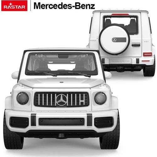 Metal Car 1/32 Mercedes-Benz AMG G63 with Sound White RASTAR