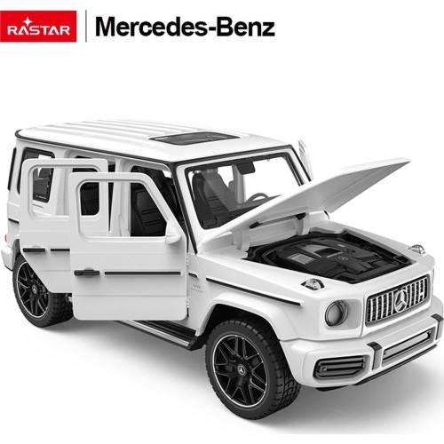 Metal Car 1/32 Mercedes-Benz AMG G63 with Sound White RASTAR