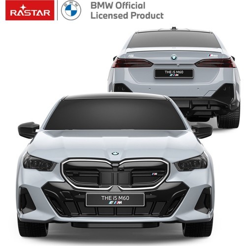 Nuotoliniu būdu valdomas automobilis 1:24 BMW i5 pilkas RASTAR