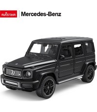 Металлическая машинка 1/32 Mercedes-Benz AMG G63 со звуком, чёрная, RASTAR