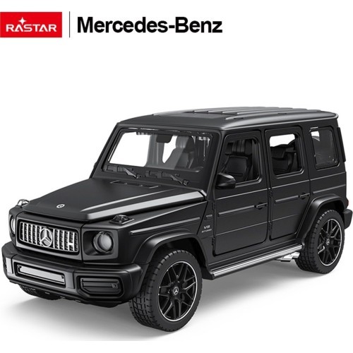 Metalinis automobilis 1/32 Mercedes-Benz AMG G63 su garsu, juodas, RASTAR