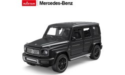 Металлическая машинка 1/32 Mercedes-Benz AMG G63 со звуком, чёрная, RASTAR