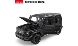 Металлическая машинка 1/32 Mercedes-Benz AMG G63 со звуком, чёрная, RASTAR