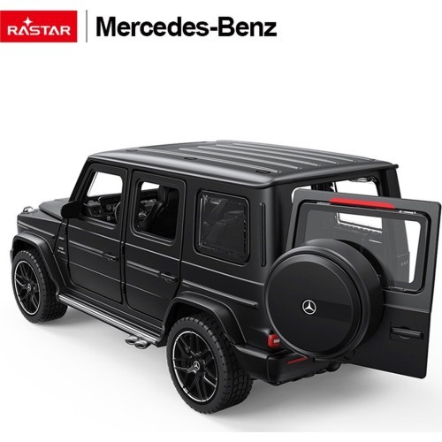 Metalinis automobilis 1/32 Mercedes-Benz AMG G63 su garsu, juodas, RASTAR