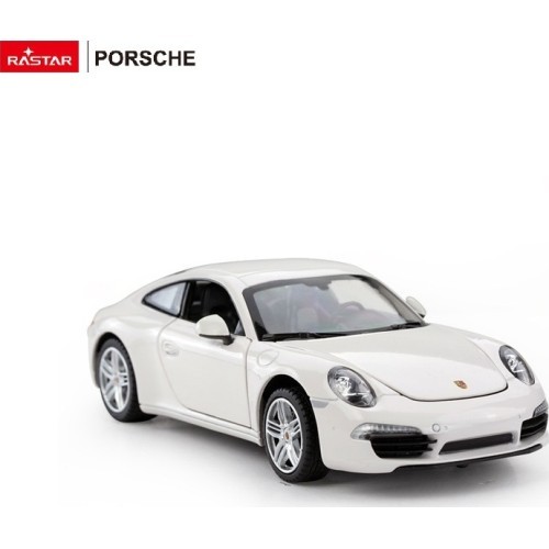 Металлическая машина 1:24 Porsche 911 белая RASTAR