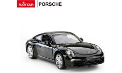 Metalinis automobilis 1:24 Porsche 911, juodas, RASTAR
