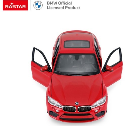 Metalinis automobilis 1:24 BMW X6M raudonas RASTAR