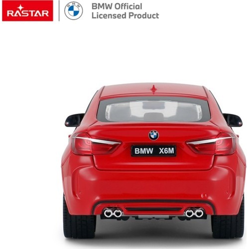 Kovové auto 1:24 BMW X6M Red RASTAR